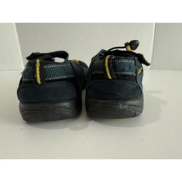 Keen Navy Blue Sandals Sport Hiking Waterproof Shoes Youth Size 4 - Picture 4 of 13